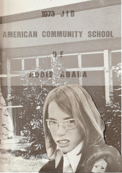 composite, high school year book and two pictures from American Community School of Addis Ababa