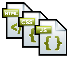 HTML, CSS and JavaScript icons